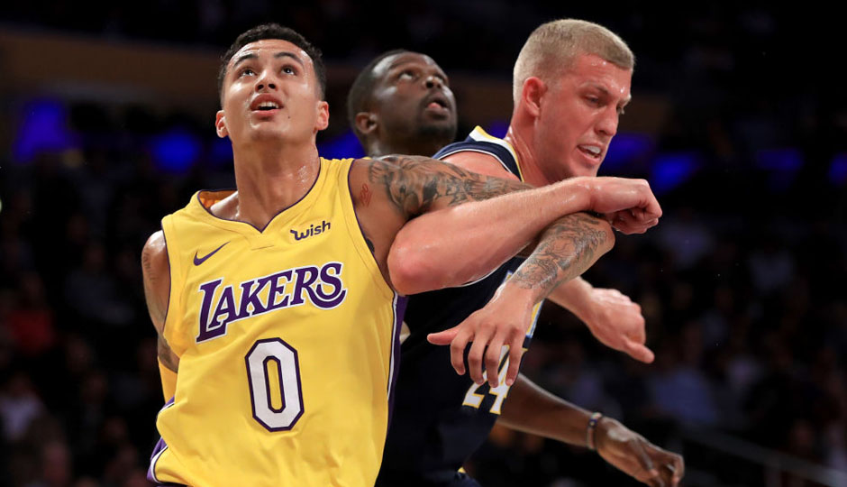 Platz 6: Kyle Kuzma (Los Angeles Lakers, Saison 17/18) - 159 Dreier in 77 Spielen (36,6 Prozent)