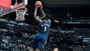 Zion Williamson lieferte auch gegen die San Antonio Spurs ein Spektakel.