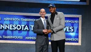 Nr. 1: Minnesota Timberwolves - Karl-Anthony Towns (1): Die Wolves waren auf der Suche nach einem Franchise-Center und sie haben ihn bekommen. Auch wenn es bisher nur zu einem Erstrunden-Aus in den Playoffs gereicht hat, der Pick war richtig.