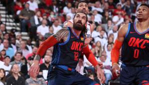 Das gilt auch bei Steven Adams. Der OKC-Center wäre wohl zu haben, angeblich fordern die Thunder aber bisher zu viel für ihn. Adams stehen zudem noch über 53 Mio. Dollar zu. Ein angebliches Kings-Interesse sei falsch gewesen.