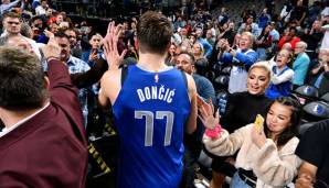 Luka Doncic zeigte gegen die San Antonio Spurs das bisher beste Spiel seiner Karriere.