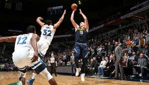 Nikola Jokic warf die Nuggets in Minneapolis zum siebten Sieg im neunten Saisonspiel.