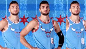 Chicago Bulls: Wie schon in den vergangenen Jahren ist es in babyblau gehalten, der Farbe des Lake Michigan.