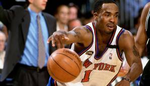 CHRIS CHILDS: Der Backup-Point-Guard hatte seine beste Saison bei den Nets und baute nach seiner Ankunft bei den Knicks 1996 Jahr für Jahr ab. In der Finals-Saison legte er knapp 5 Punke und Rebounds auf und spielte gegen die Spurs im Schnitt 21 Minuten.