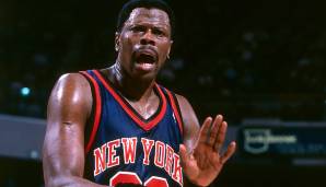 PATRICK EWING: 1994 zog er in den Finals gegen die Rockets den Kürzeren, im Herbst seiner Karriere wollte er es besser machen und legte 98/99 17 Punkte und 10 Rebounds auf. Nach Spiel zwei gegen die Pacers der Schock: Achillessehnenanriss und Saisonaus.