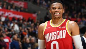 PLATZ 7: Russell Westbrook (Houston Rockets) - Usage Rate: 31,5 Prozent. True Shooting Percentage: 50,3 Prozent.