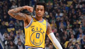 PLATZ 8: D’Angelo Russell (Golden State Warriors) - Usage Rate: 31,4 Prozent. True Shooting Percentage: 55,7 Prozent.