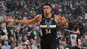 Giannis Antetokounmpo führt die Milwaukee Bucks zum 14. Sieg in Folge.