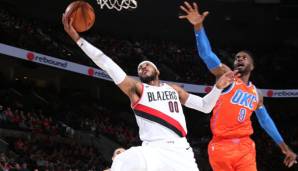 Carmelo Anthony im Duell mit Nerlens Noel.