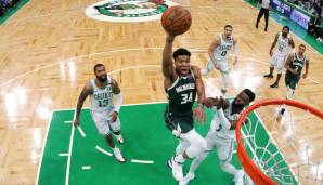 Platz 13: Giannis Antetokounmpo (Milwaukee Bucks) im Jahr 2018/19: 30,89 PER (Höchste Auszeichnung: MVP)