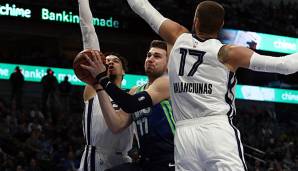 Luka Doncic und die Dallas Mavericks feiern einen deutlichen Sieg gegen die Memphis Grizzlies.