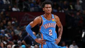 Platz 10 (T): Shai Gilgeous-Alexander (OKC Thunder) – Guard – 21 Jahre alt – Stats 19/20: 19,3 Punkte, 6,1 Rebounds, 3,3 Assists