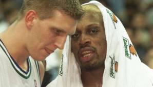 Dennis Rodman absolvierte nur 12 Spiele bei den Dallas Mavericks.