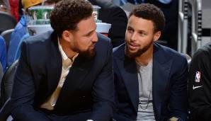 Klay Thompson und Stephen Curry wollen kommende Saison wieder voll angreifen.