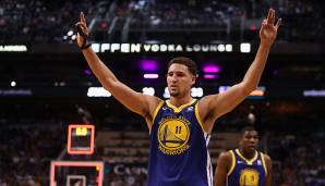 Selbst mit Steph Curry und Kevin Durant war Klay teilweise der explosivste Scorer der Warriors. Ansonsten aber die perfekte dritte Geige – und auch defensiv eine Bank. Nur dribbeln kann er nicht.