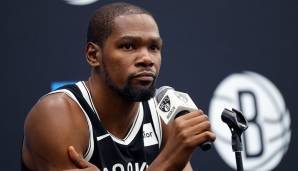 Kevin Durant hat für die Brooklyn Nets noch kein Spiel absolviert.