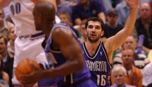 Peja Stojakovic verbrachte achte Jahre bei den Sacramento Kings, mit den Mavs wurde er 2011 zum Ende seiner Karriere Champion.