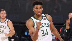 Giannis Antetokounmpo gewinnt den Award als Defensive Player of the Year für die Saison 2019/20.