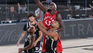 Pascal Siakam war der Topscorer der Toronto Raptors.