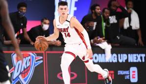 Tyler Herro erzielte zwei wichtige Dreier in Spiel 4 gegen die Milwaukee Bucks.