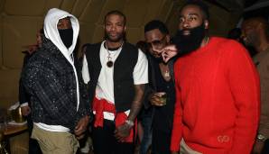 PJ Tucker und James Harden bei der GQ Cover Party 2020.