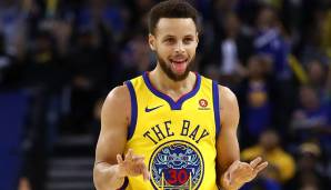 Platz 12: STEPHEN CURRY - 5 Jahre und 201,2 Millionen Dollar bei den Golden State Warriors in 2017