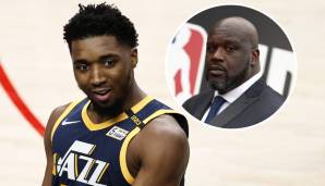 Donovan Mitchell wurde von Shaquille O'Neal etwas willkürlich "herausgefordert".