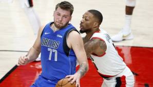 Damian Lillard und Luka Doncic haben sich wieder ein spektakuläres Duell geliefert.