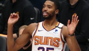 Platz 17: MIKAL BRIDGES (Phoenix Suns) | Alter: 24,5 | Position: F | Stats 20/21: 13,4 Punkte, 4,7 Rebounds und 2,3 Assists bei 53,0 Prozent FG und 41,2 Prozent Dreier in 32,4 Minuten (49 Spiele)