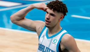 Platz 3: LAMELO BALL (Charlotte Hornets) | Alter: 19,6 | Position: PG | Stats 20/21: 15,9 Punkte, 5,9 Rebounds und 6,1 Assists bei 45,1 Prozent FG und 37,5 Prozent Dreier in 28,6 Minuten (41 Spiele)