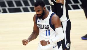 Platz 12: TIM HARDAWAY JR. | Team: Dallas Mavericks | Alter: 29 | Status: Unrestricted Free Agent | Gehalt 20/21: 18,9 Mio. | Stats 20/21: 16,6 Punkte und 3,3 Rebounds bei 44,7 Prozent FG und 39,1 Prozent Dreier in 28,4 Minuten (70 Spiele)