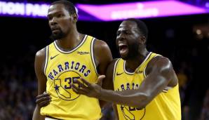 Kevin Durant und Draymond Green spielten zusammen bei den Golden State Warriors.