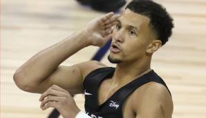 Magic-Rookie Jalen Suggs musste die Partie gegen die Celtics vorzeitig verlassen.