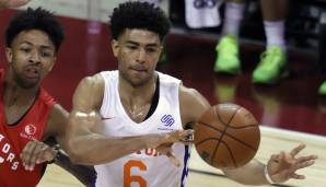 Quentin Grimes versenkt für die Knicks 6 Dreier.