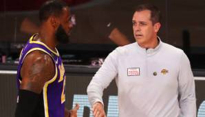 Frank Vogel steht seit 2019 an der Seitenlinie der Los Angeles Lakers.