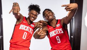 Den jungen Talenten um Jalen Green (l.) und Josh Christopher gehört in Houston die Zukunft.