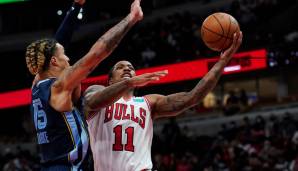 Platz 7: DEMAR DEROZAN (Chicago Bulls) - 28 Versuche geblockt