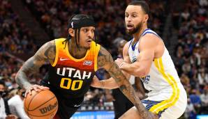 Stephen Curry erzielte in Utah 28 Punkte.