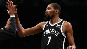 EASTERN CONFERENCE FRONTCOURT: KEVIN DURANT (Brooklyn Nets) - 12.Teilnahme am All-Star Game - Platz 1 im Fan-Voting, Platz 1 im Player-Voting, geteilter 1. Platz im Medien-Voting (gemeinsam mit Giannis und Embiid)