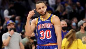 Hier kommen die Starter für das All-Star Game 2022! WESTERN CONFERENCE GUARDS: STEPHEN CURRY (Golden State Warriors) - 8. Teilnahme am All-Star Game - Platz 1 im Fan-Voting, Platz 1 im Player-Voting, Platz 1 im Medien-Voting