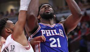 Joel Embiid erzielte in Chicago 40 Punkte.