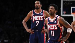 Kevin Durant und Kyrie Irving wechselten vor drei Jahren gemeinsam zu den Brooklyn Nets.