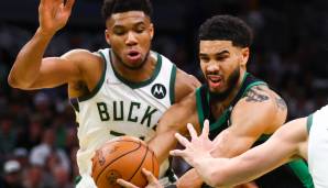 Giannis Antetokounmpo verbuchte in Spiel 1 gegen die Celtics ein Triple-Double.