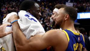 Stephen Curry, Draymond Green und Klay Thompson stehen zum sechsten Mal in den NBA Finals.