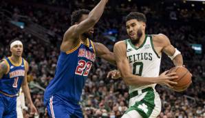 Andrew Wiggins gegen Jayson Tatum wird auch in den NBA Finals ein spannendes Duell werden.