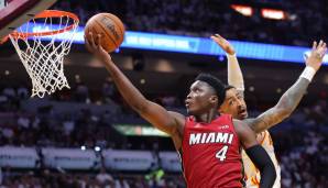 Die schöne Comeback-Story von Oladipo wurde zwar nicht mit den Finals belohnt, aber der Guard hat sich wohl wieder in die Pläne der Heat gespielt. Seine Defensive ist bereits wieder elitär, offensiv glänzt er mit sekundärem Playmaking und Zug zum Korb.