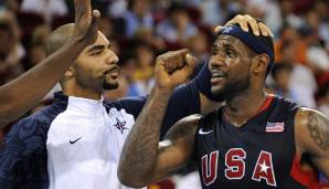 James und Boozer wurden gemeinsam Olympiasieger.