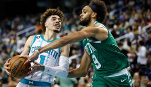 CHARLOTTE HORNETS - Over/Under: 36,5 Siege - SPOX-Tipp: UNDER - Charlotte will in die Playoffs, allerdings könnte es schnell dunkel werden - trotz All-Star LaMelo Ball. Das ist nicht das Schlechteste, eine Tanking-Saison würde den Hornets gut tun.