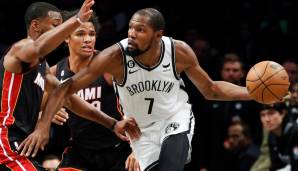 Platz 3: BROOKLYN NETS - Gehälter: 183,3 Millionen Dollar | Luxussteuer: 99,3 Millionen Dollar | Gesamt: 282,6 Millionen Dollar | Topverdiener: Kevin Durant (44,1 Mio.)