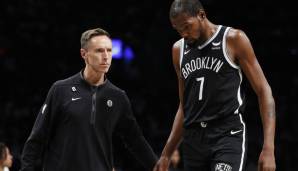 Head Coach Steve Nash und Nets-Star Kevin Durant gehen künftig getrennte Wege.